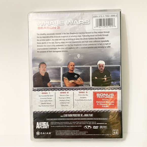 Whale Wars Season 3 DVD Sealed Animal Planet - Picture 10 of 11